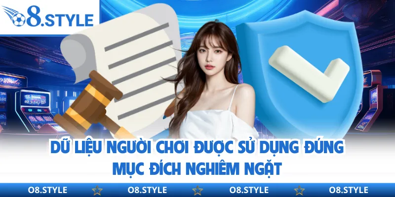 Dữ liệu người chơi được sử dụng đúng mục đích nghiêm ngặt